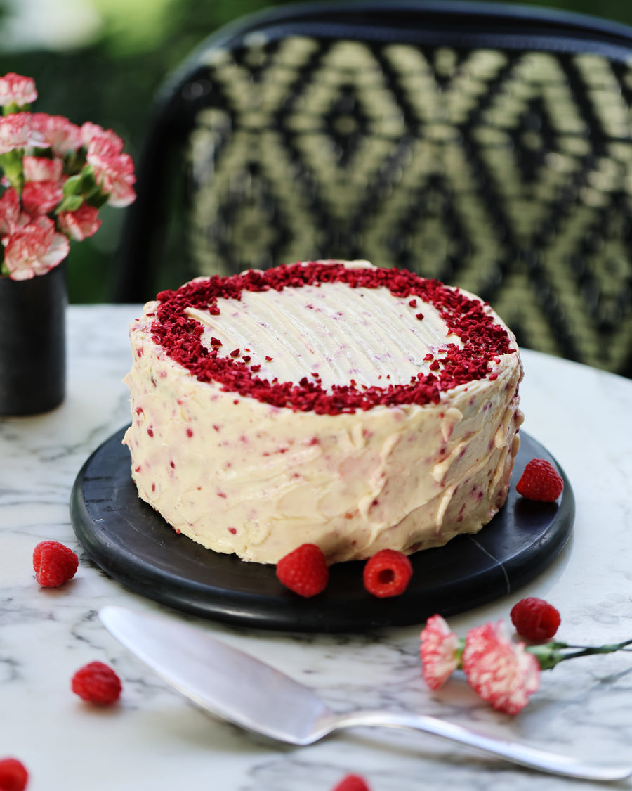 Raspberry Red Velvet Cake