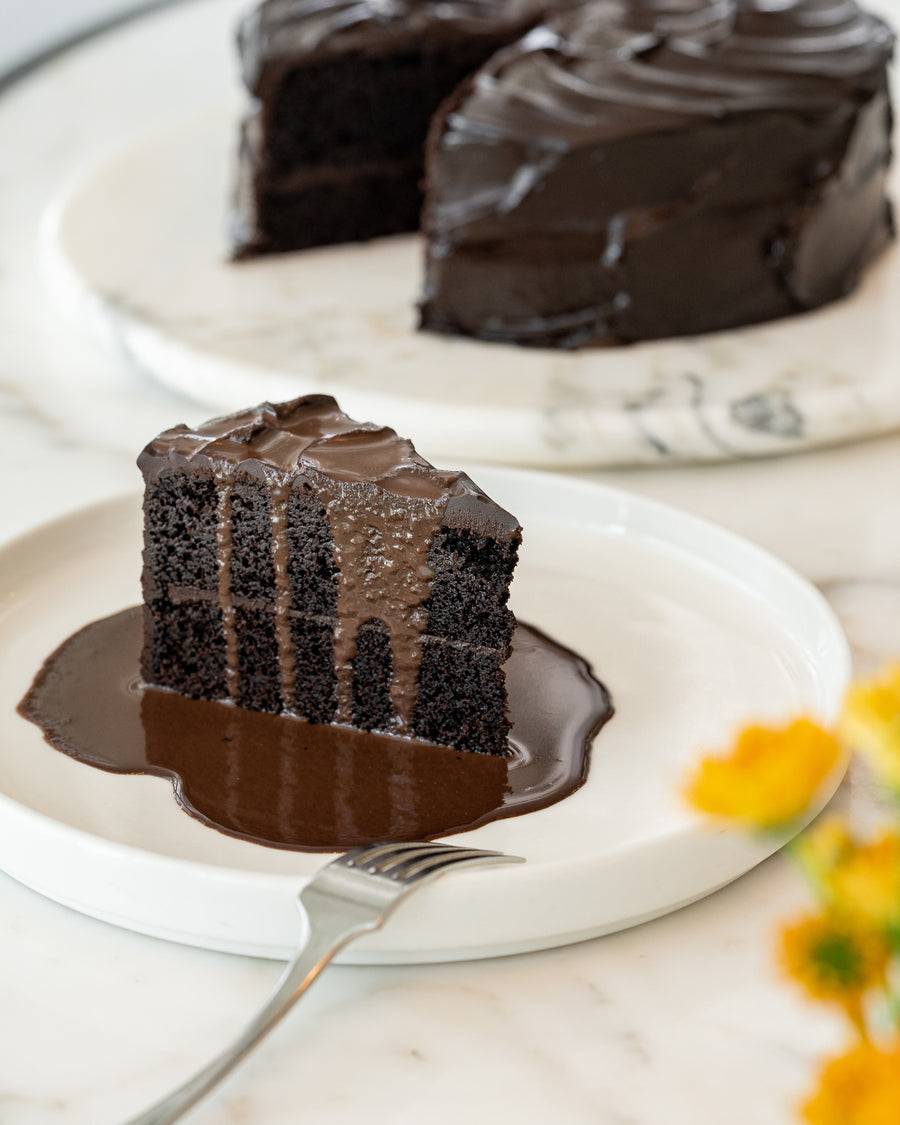 Single Chocolate Blackout Cake