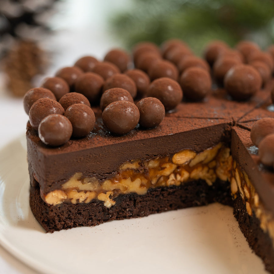 Christmas Chocolate Crunch Doorstop Cake