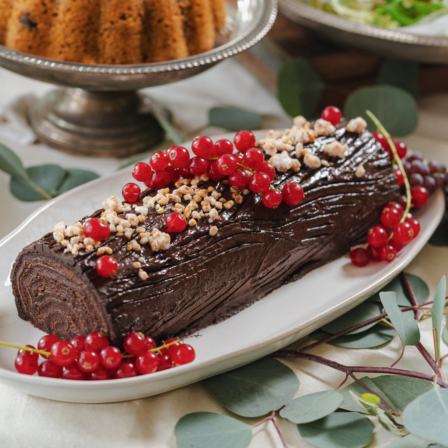 Double Chocolate Yule Log